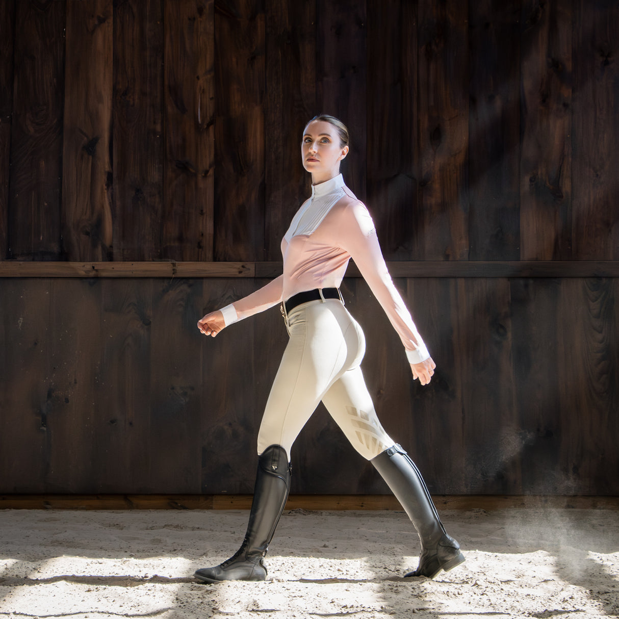 Nikara Emilia Pleat Bib Long Sleeve Show Shirt