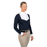 Nikara Emilia Pleat Bib Long Sleeve Show Shirt