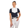 Chemise de concours à manches courtes et à plastron plissé Nikara Emilia