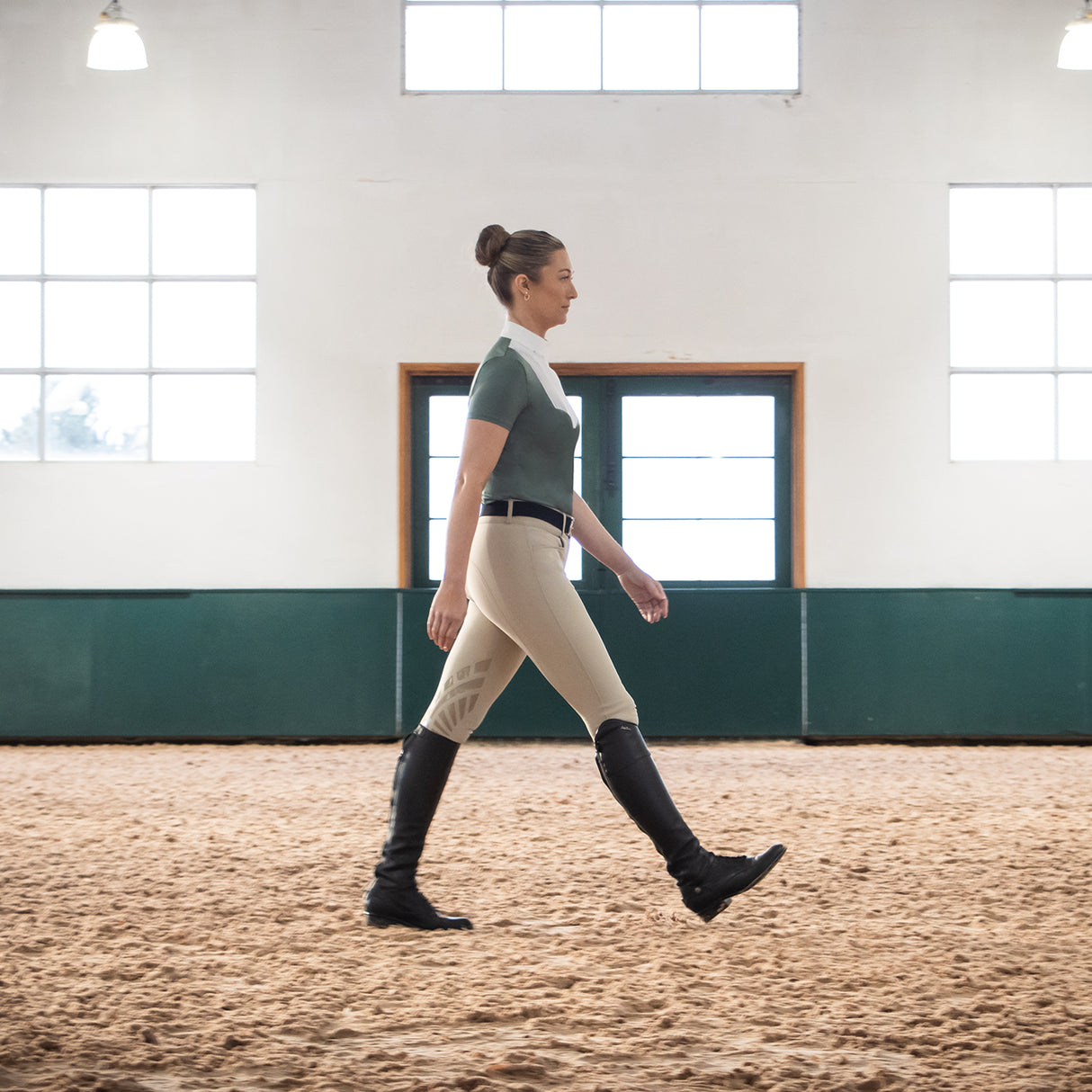 Chemise de concours à manches courtes et à plastron plissé Nikara Emilia