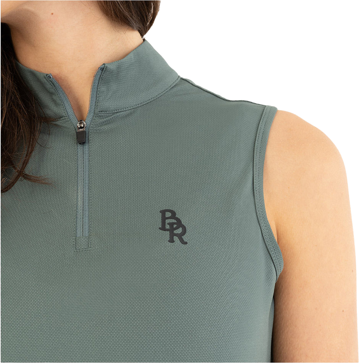 BR Isis Sleeveless Quarter Zip Top