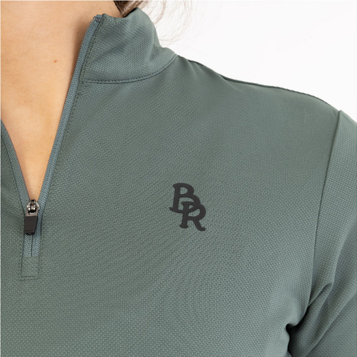 BR Ida Short Sleeve Quarter Zip Top