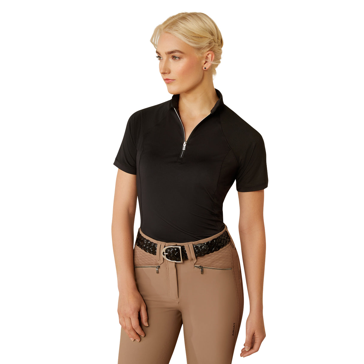 Ariat Soquel Quarter Zip Short Sleeve Base Layer