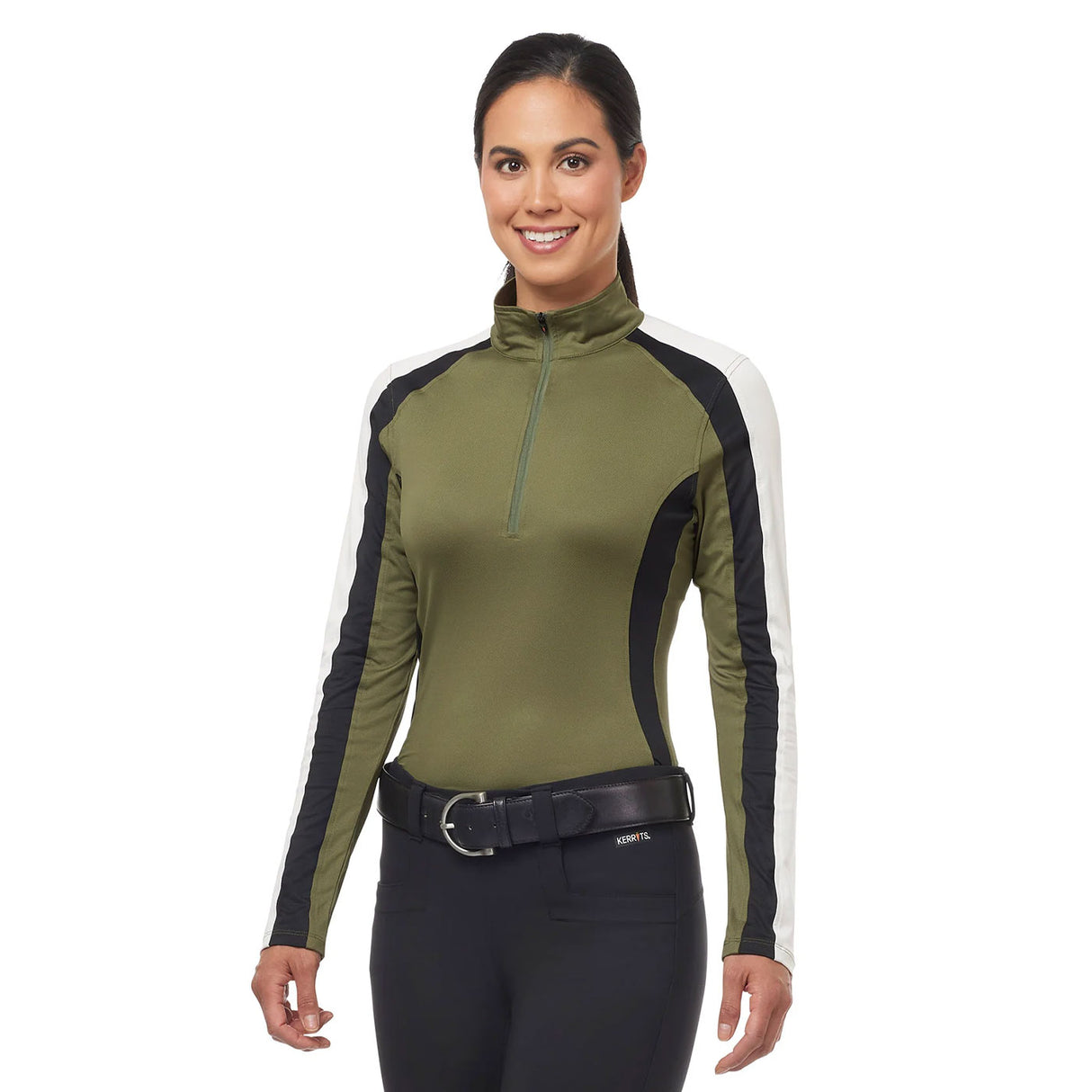 Chemise unie à manches longues Kerrits Top Rail Coolcore