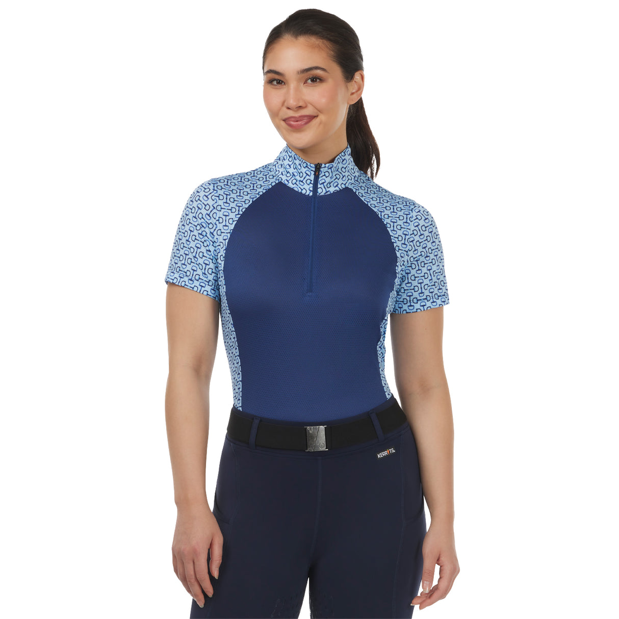 Kerrits Tempe Ice Fil Short Sleeve Print Top