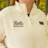 Roots Equestrian Alta Shearling Quarter Zip Top