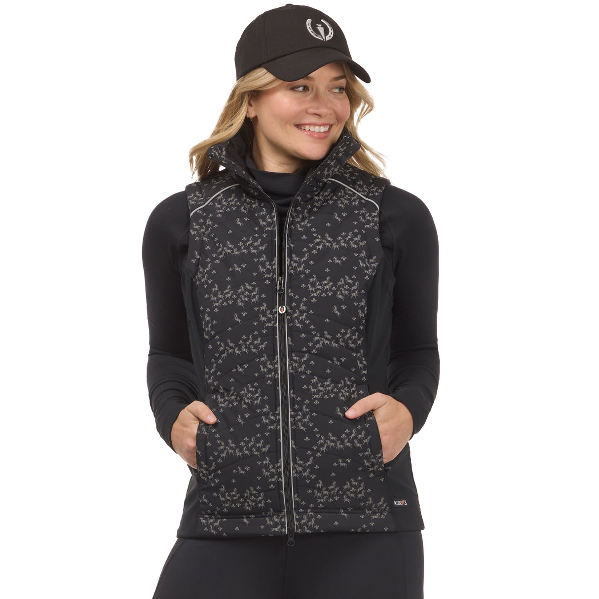 Kerrits Horse Reflection Quilted Vest