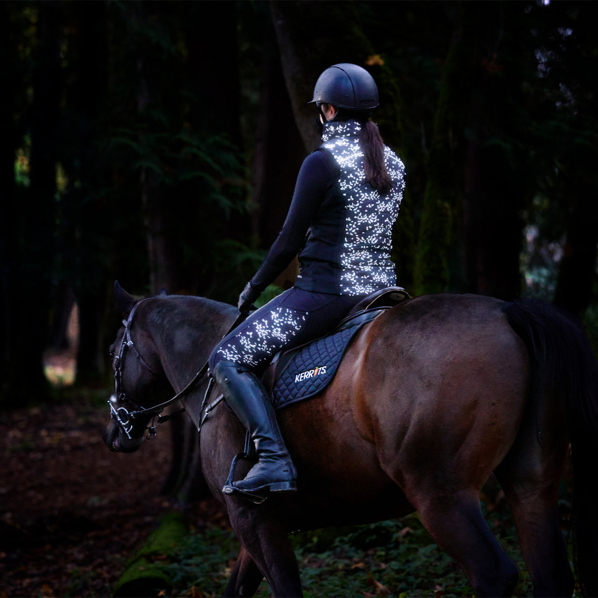 Kerrits Horse Reflection Quilted Vest