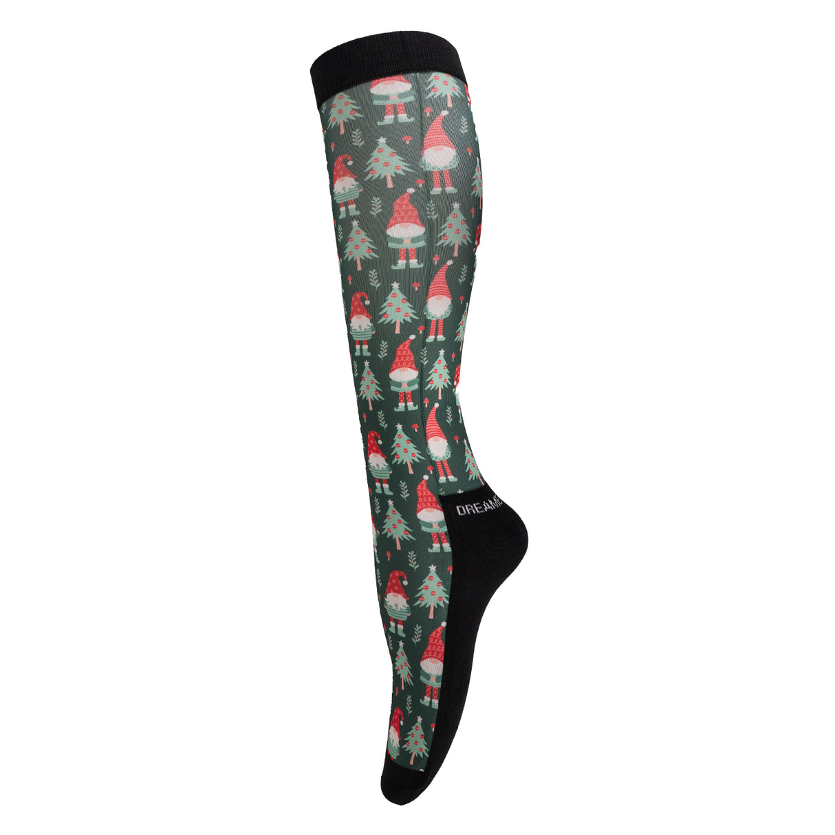Dreamers & Schemers Gnome For The Holidays Boot Socks