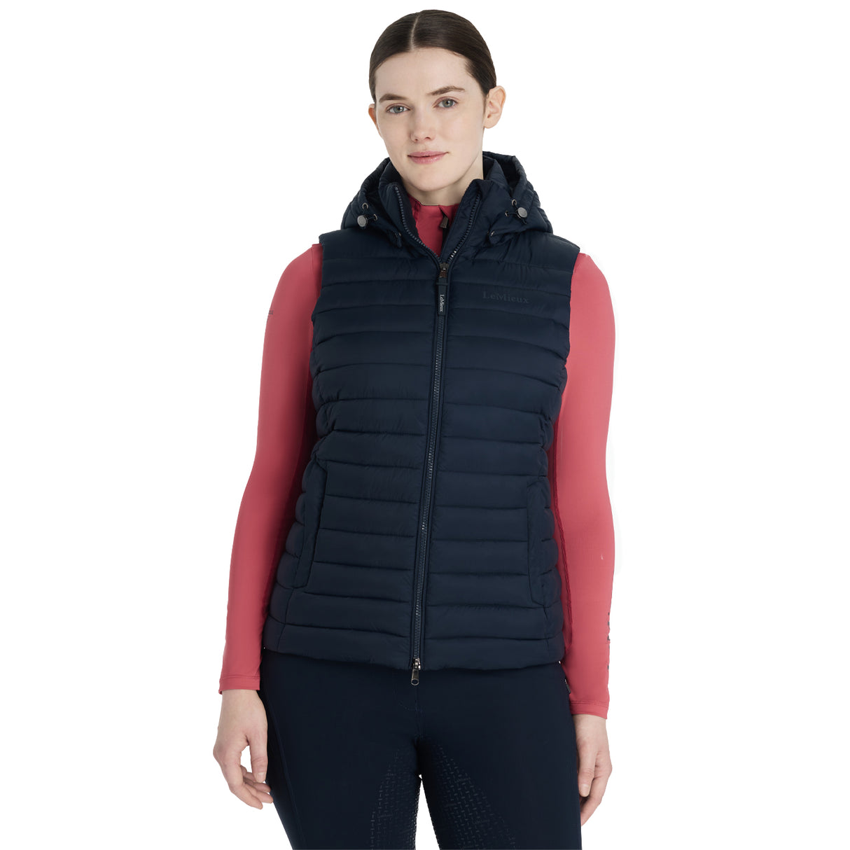 Gilet matelassé à capuche LeMieux Rose - Disponible jusqu'au 20 août 2025