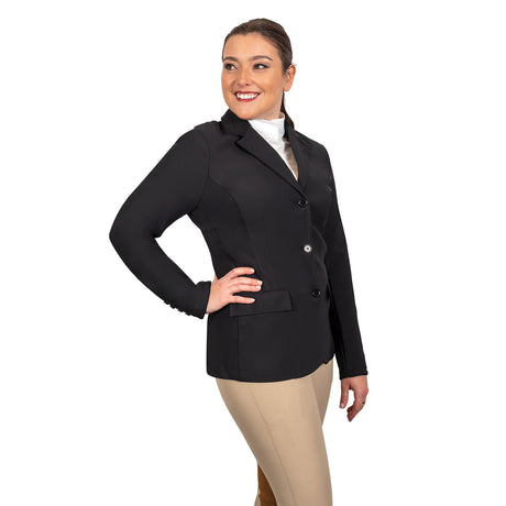 Veste d'équitation échauffement Irideon graphite et vert Veste d'équitation échauffement Irideon graphite et vert