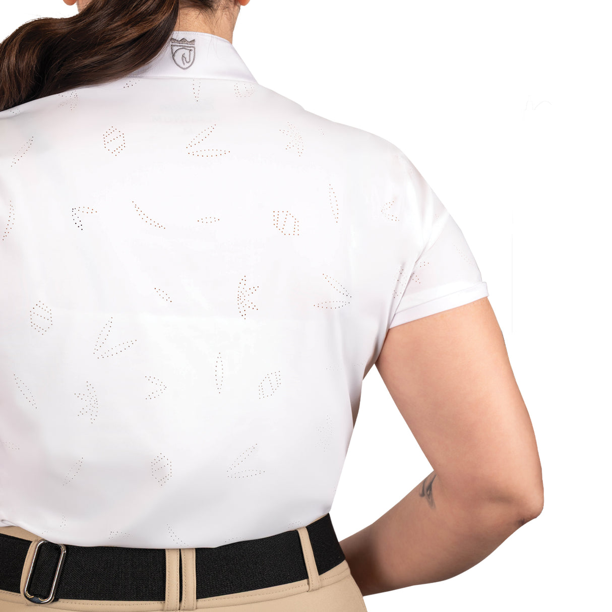 Chemise de concours à manches courtes Elation Platinum Stefania