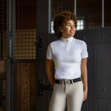 Chemise de concours à manches courtes Elation Diamond Perforalux