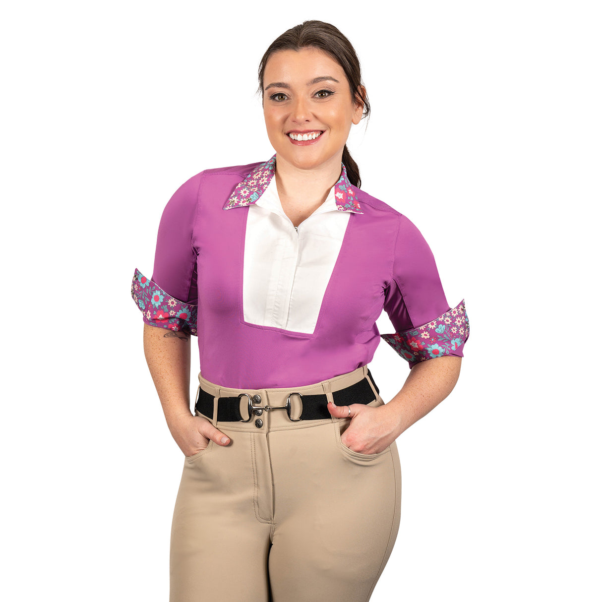 Chemise de concours à manches longues Elation Platinum Milano