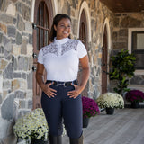 Elation Platinum Merletto Short Sleeve Show Shirt