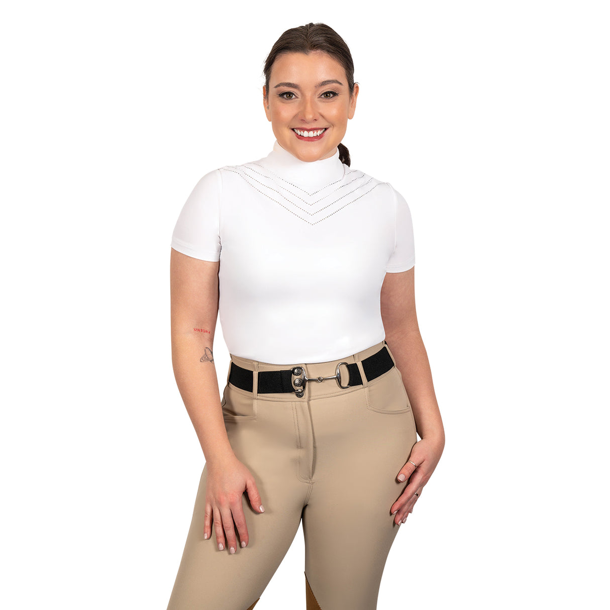 Elation Platinum Ornella Short Sleeve Show Shirt