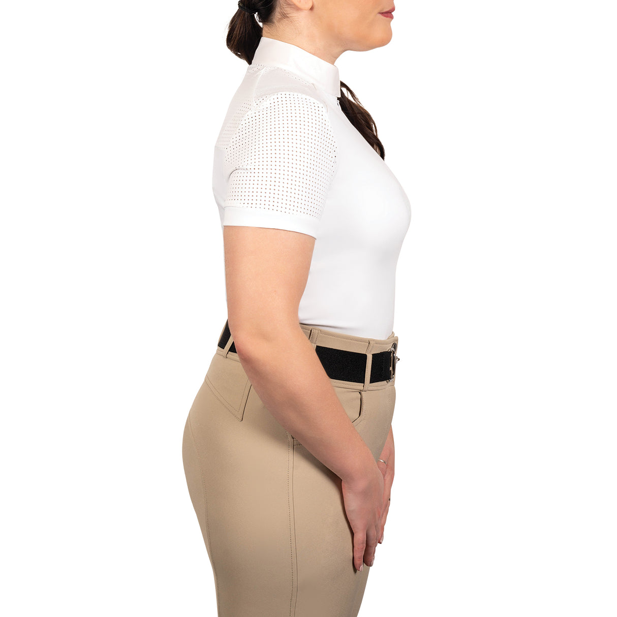 Chemise de concours à manches courtes Elation Diamond Perforalux