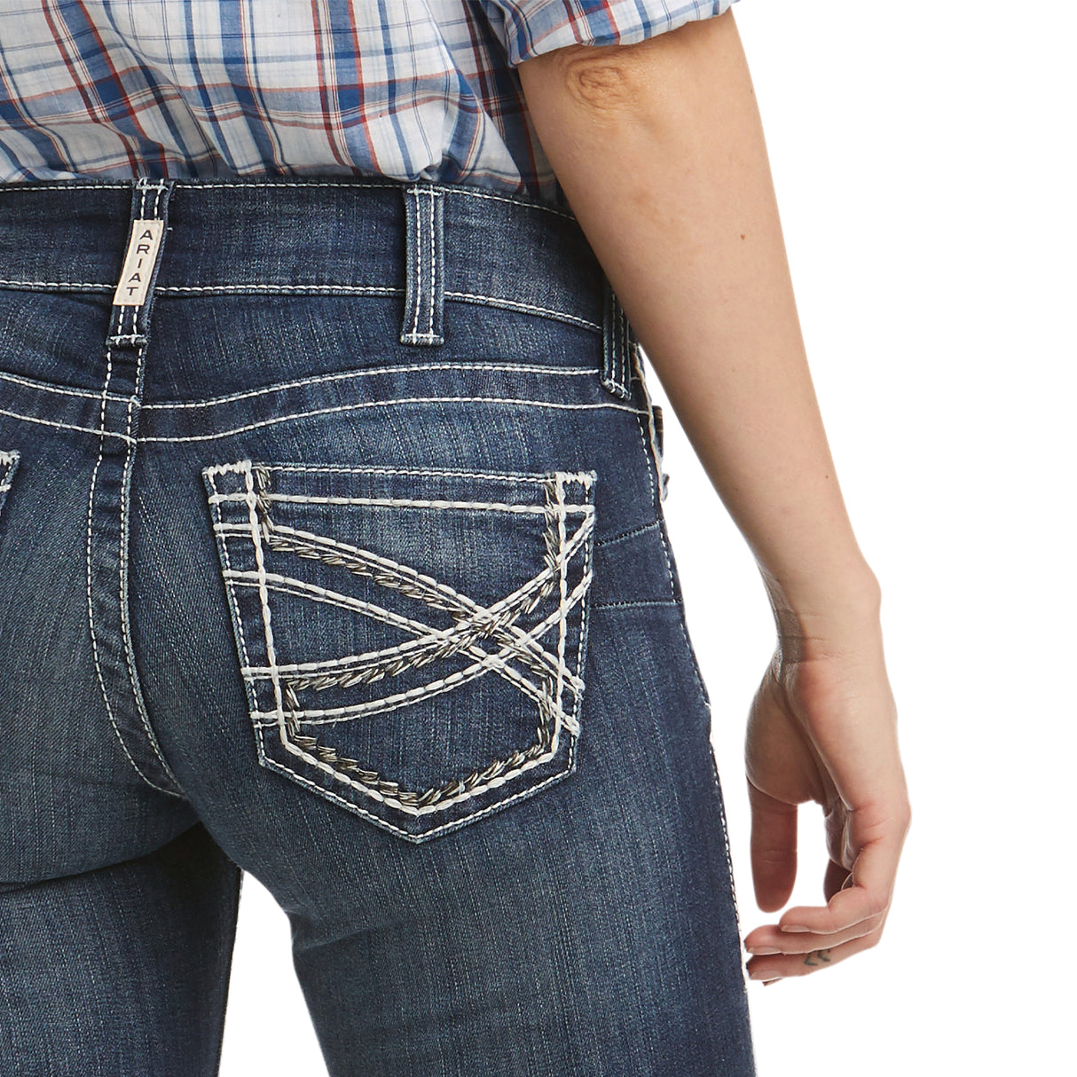 Ariat Entwined Mid Rise Stretch Boot Cut Jean