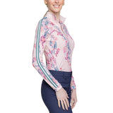 Kastel Denmark Long Sleeve Print Top W/ Trim