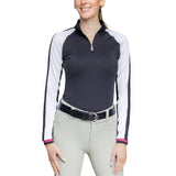 Kastel Denmark Long Sleeve Color Block Raglan Sleeve Top