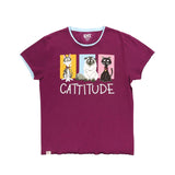 Haut de pyjama Lazy One Cattitude