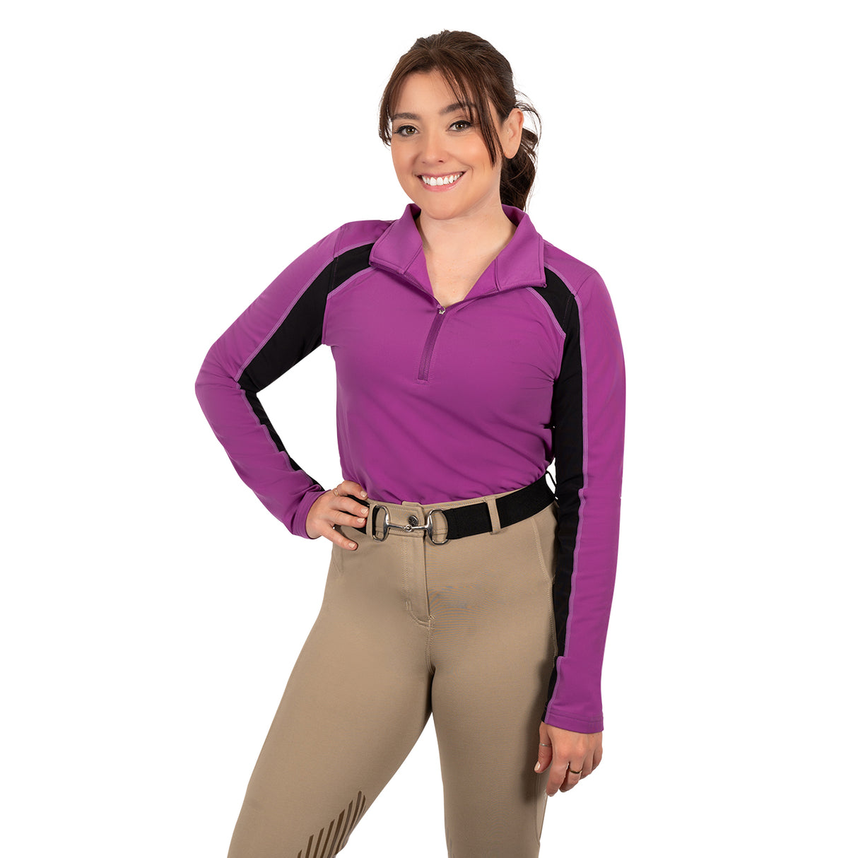 TemTeq Greer Fleece Lined Quarter Zip Top