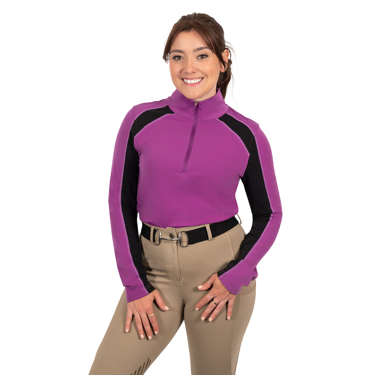 TemTeq Greer Fleece Lined Quarter Zip Top