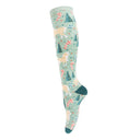 Quatre chaussettes blanches à motifs de poneys en forme de canne à sucre