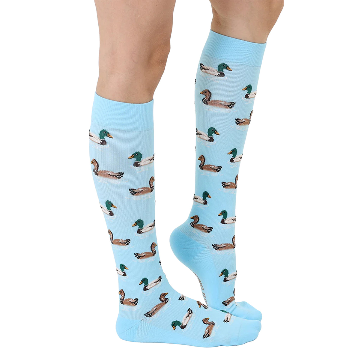 Chaussettes hautes de compression Living Royal Ducks