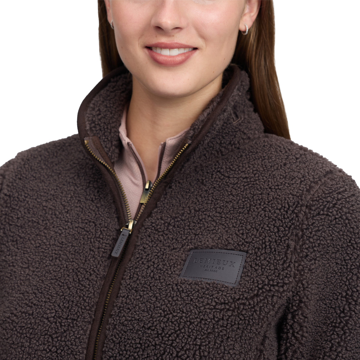 LeMieux Heritage Borg Zip Front Jacket