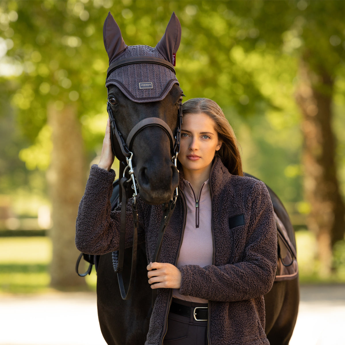 LeMieux Heritage Borg Zip Front Jacket