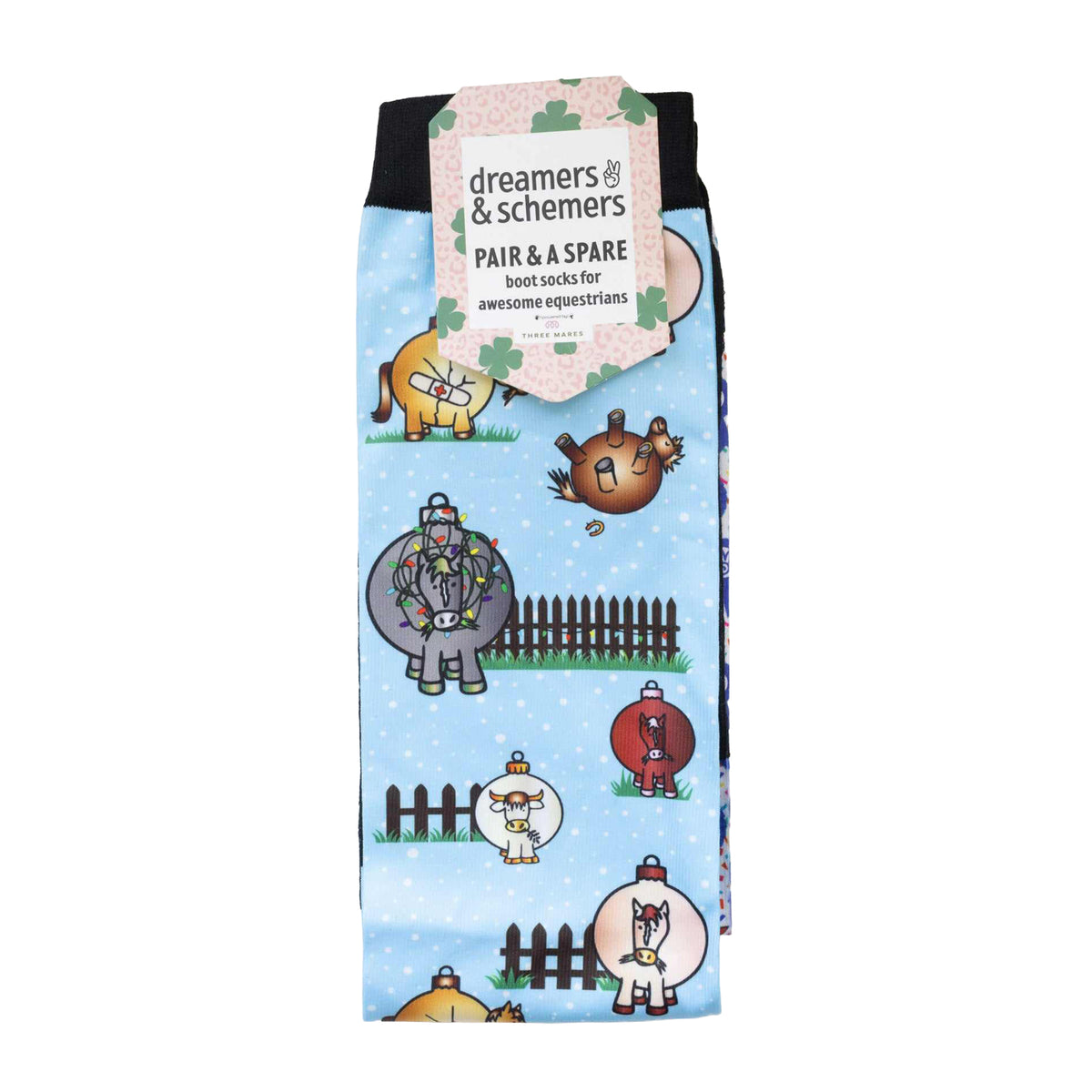 Dreamers & Schemers Pasture Ornamental Boot Socks