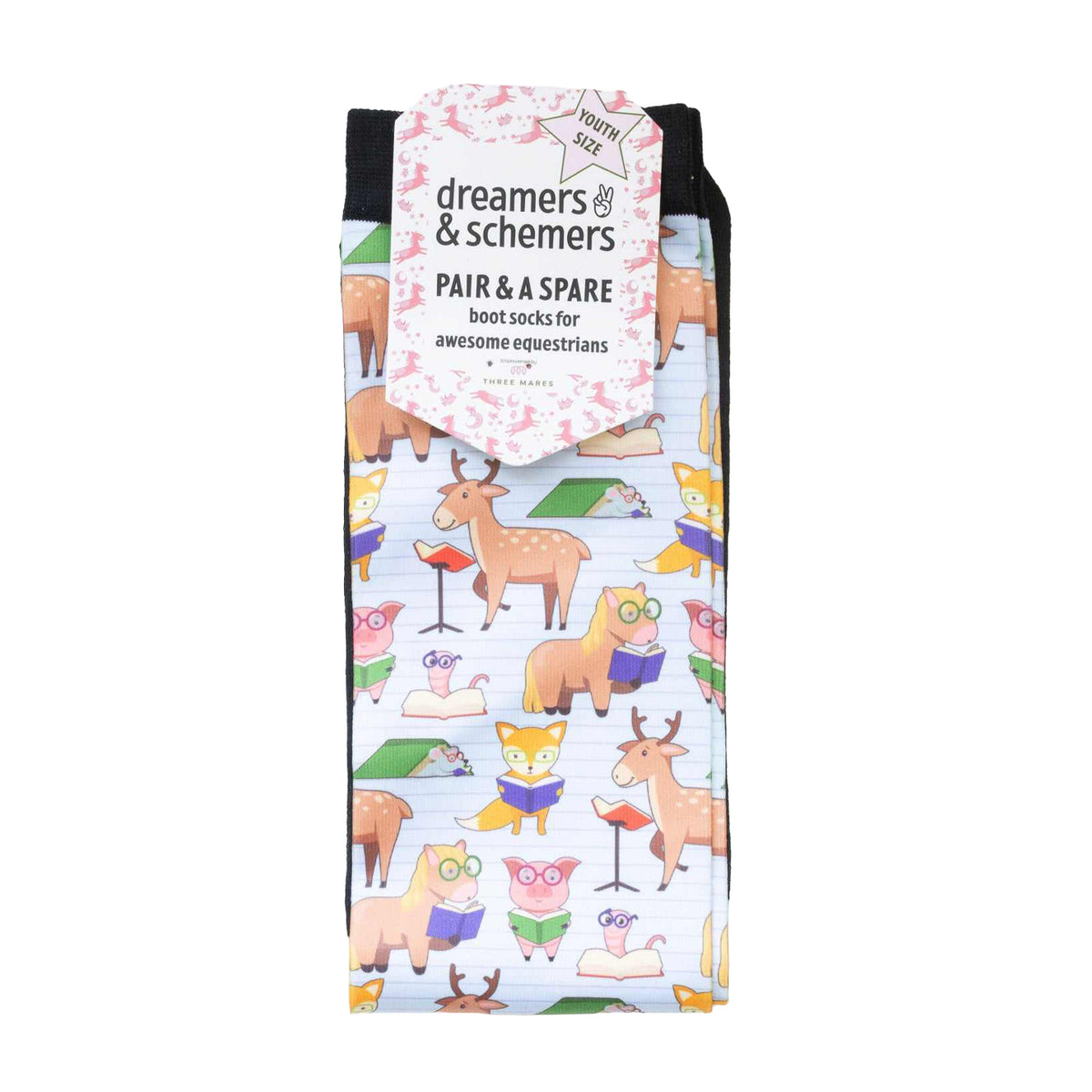 Dreamers & Schemers Bookworm Boot Socks - Kids'
