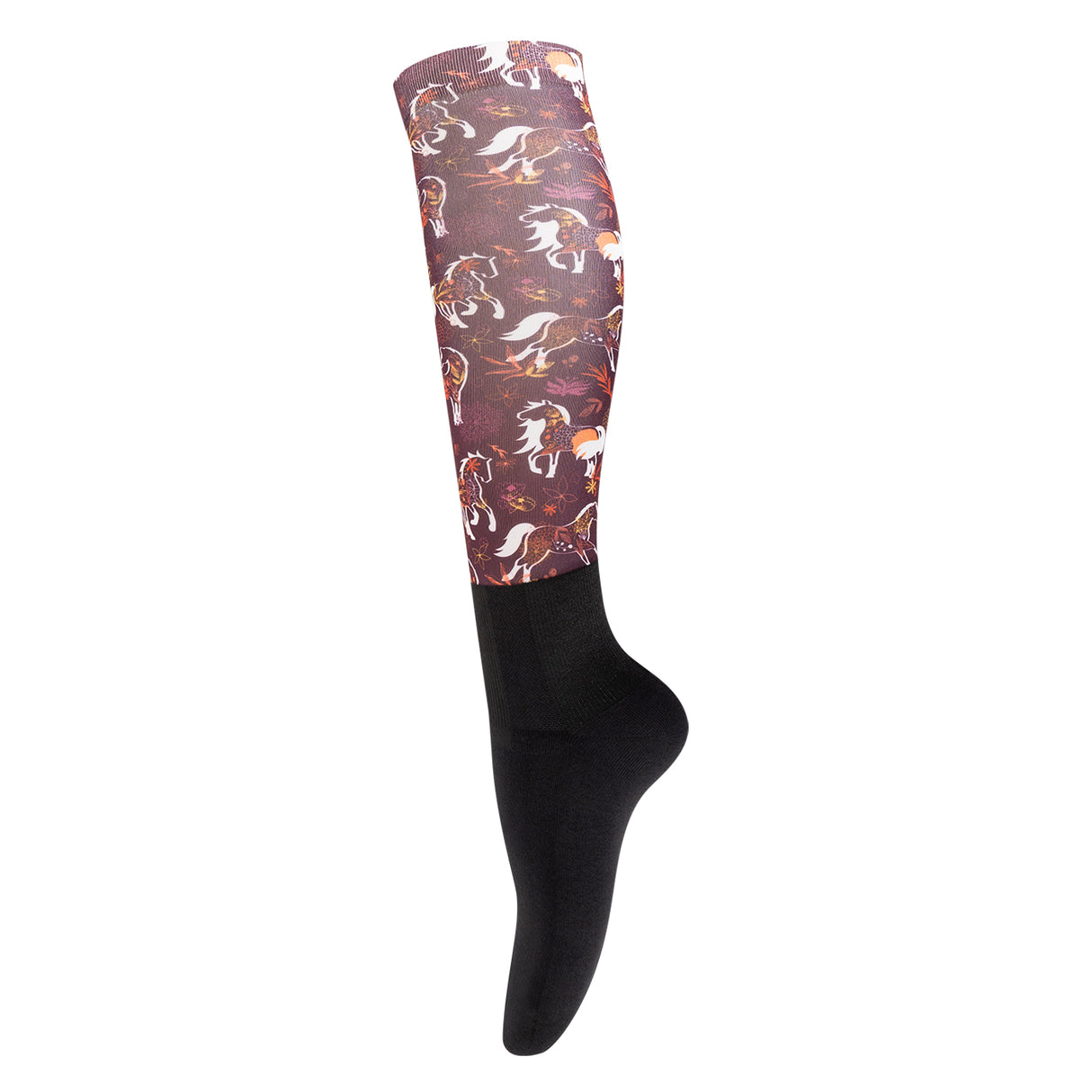 Four White Socks Fall Fillies Boot Socks