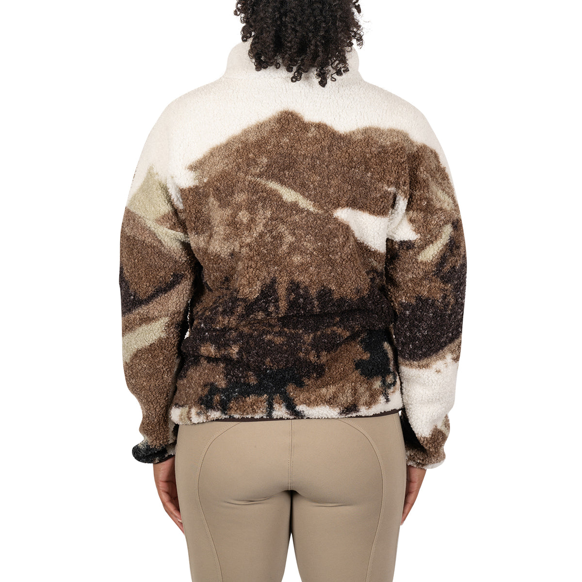 Pull Aerion en sherpa imprimé