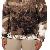 Pull Aerion en sherpa imprimé