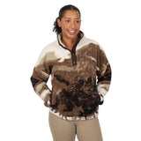Pull Aerion en sherpa imprimé