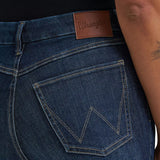 Wrangler Jean évasé taille haute sur mesure - Texte manquant