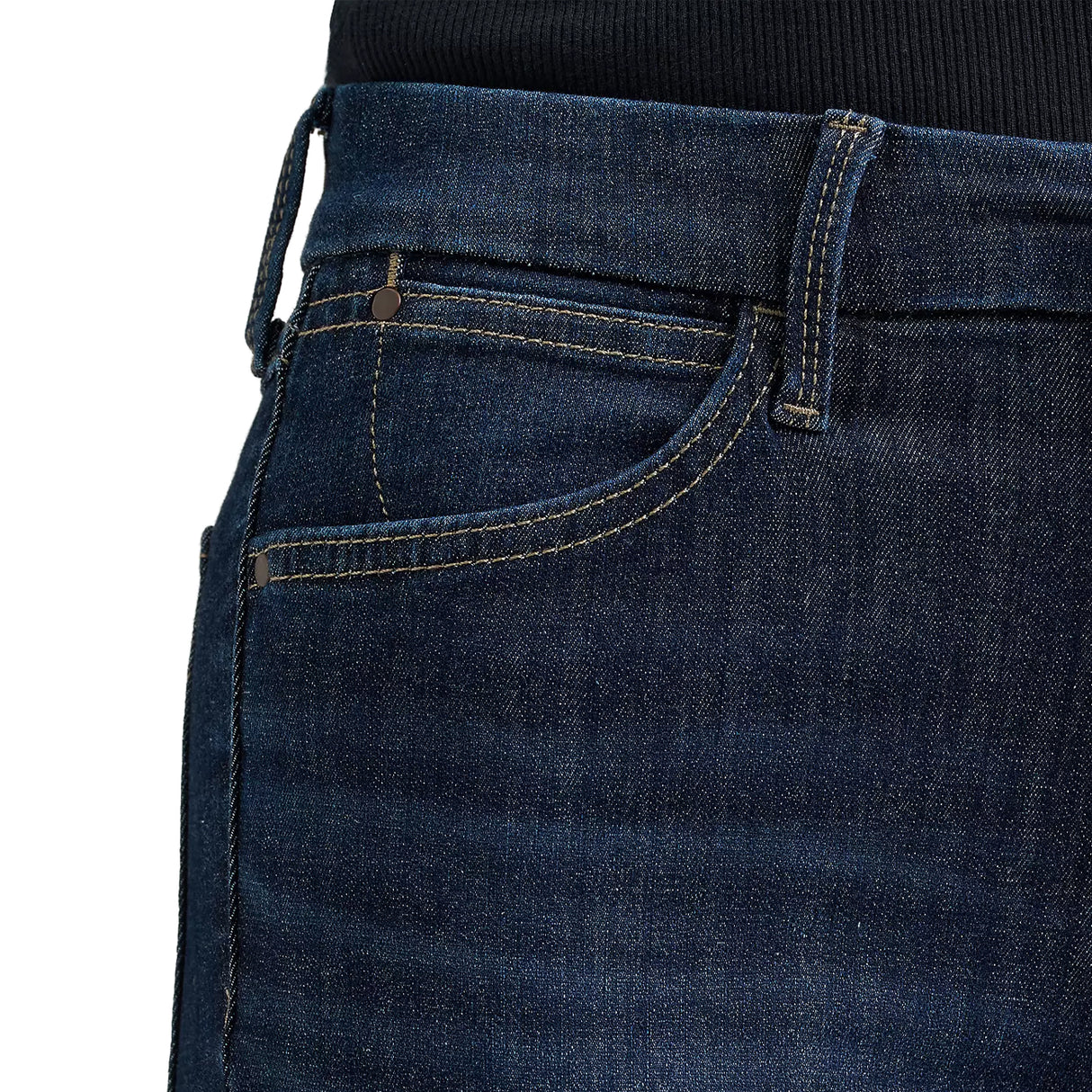 Wrangler Jean évasé taille haute sur mesure - Texte manquant