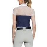 Chemise de concours Kastel Denmark à manches courtes et garniture en dentelle