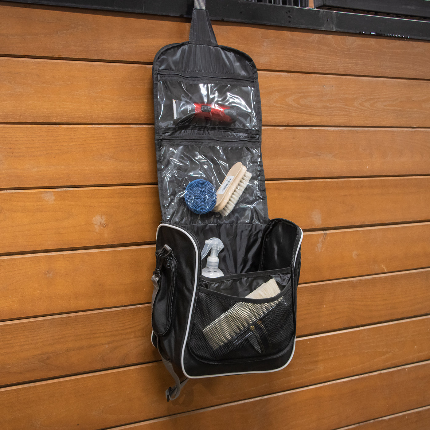 Hanging 2025 grooming bag