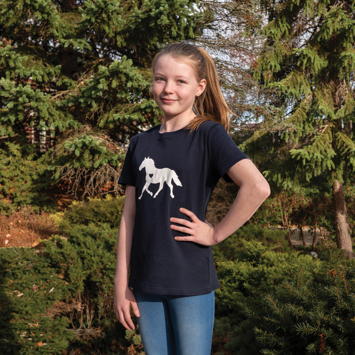 T-shirt Aerion Heart Horse - Enfant