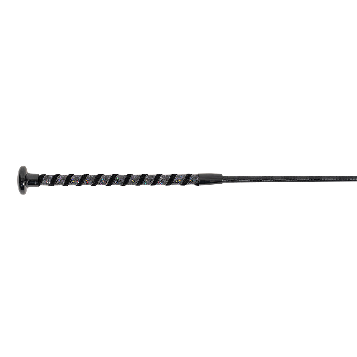 Cravache de dressage Supra avec paillettes 112 cm