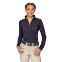 Kastel Denmark Perforated Quarter Zip Top