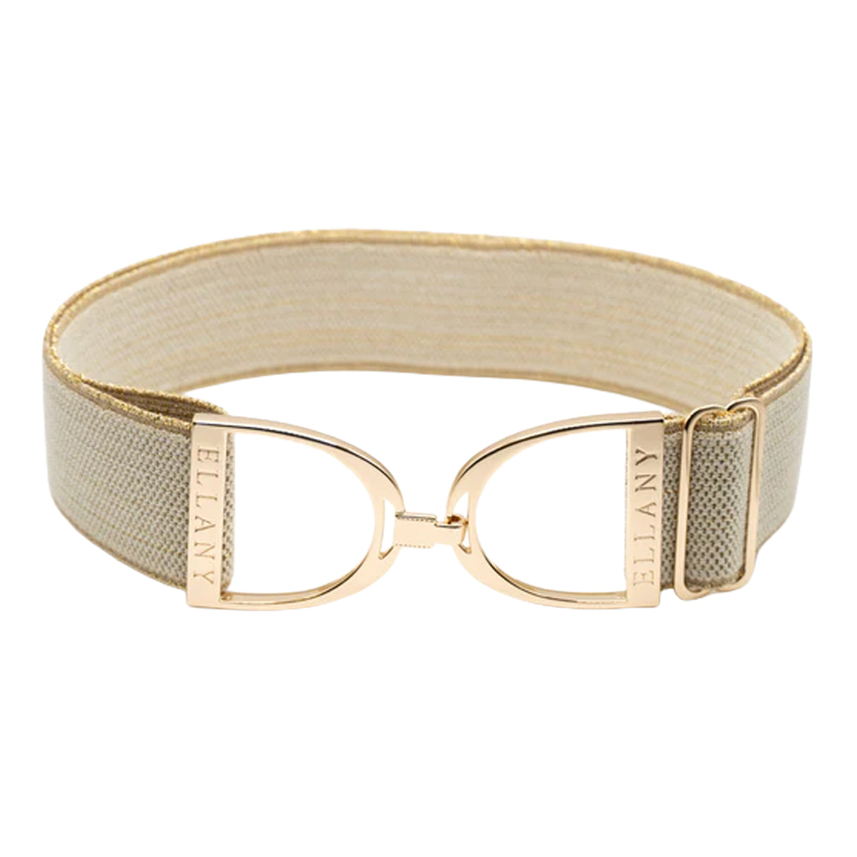 Ceinture élastique Ellany avec étrier doré - Exemplaire manquant