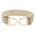 Ellany Elastic Belt W/ Gold Stirrup 2 in.