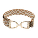 Ceinture élastique Ellany avec étrier doré 3,8 cm
