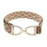 Ellany Elastic Belt W/ Gold Stirrup 1 1/2 in.