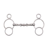 Jake Adams 2-Ring Elevator Double Jointed Whistle Bit W/ Lozenge