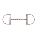 Mors Jake Adams Dee Ring avec rouleaux en cuivre, double brisure et oliva